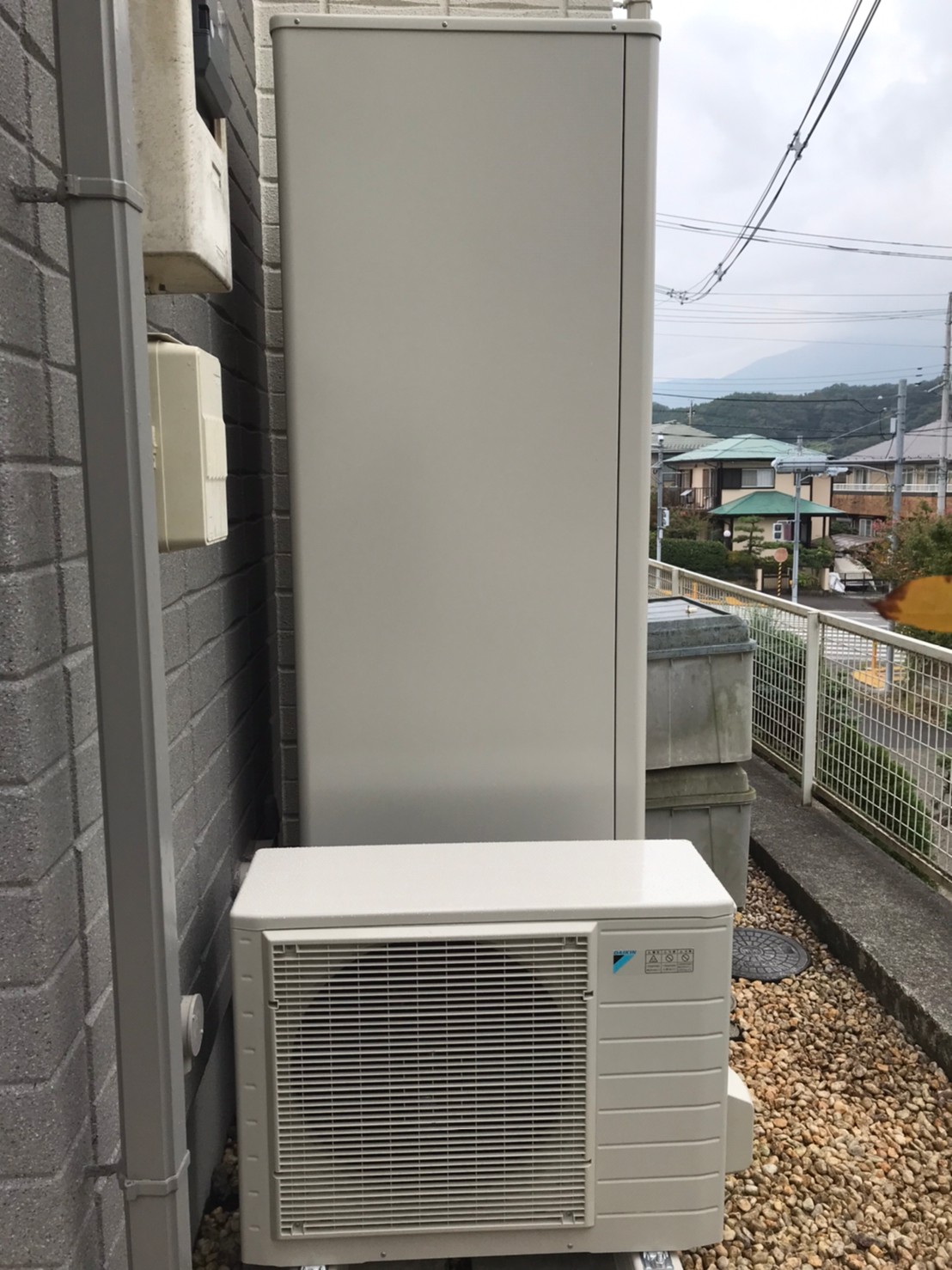 栃木県芳賀郡益子町芦沼エコキュート交換工事N様